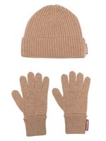 DSQUARED2 lot de deux bonnets en laine - Marron - thumbnail