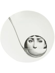 Fornasetti assiette imprimée - Blanc