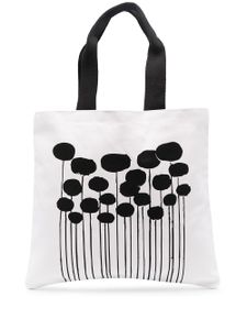 10 CORSO COMO sac cabas à imprimé graphique - Blanc