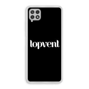Topvent Zwart: Samsung Galaxy A22 4G Transparant Hoesje