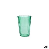 Waterglas Quid Iris Groen Plastic 400 ml (12 Stuks)