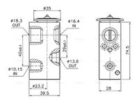 Expansieventiel, airconditioning RT1683