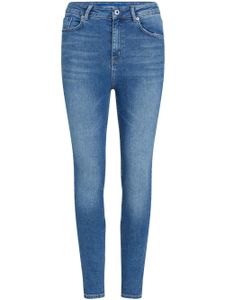 Karl Lagerfeld Jeans jean skinny à motif monogrammé - Bleu