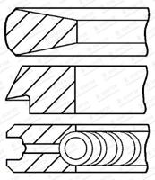 Zuigerveerset GOETZE ENGINE, u.a. für BMW, Rover, Land Rover