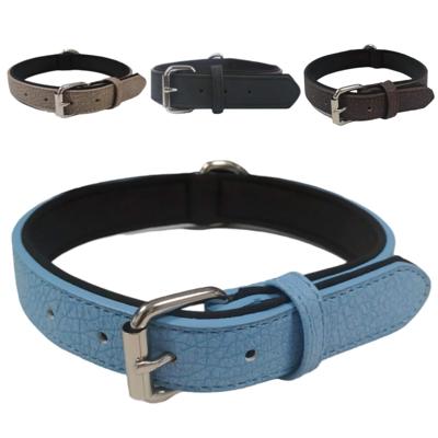 Nobleza Hondenhalsband gevoerd - Vegan leer - 31cm
