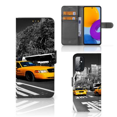 Samsung Galaxy M52 | Flip Cover | New York Taxi