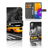Samsung Galaxy M52 | Flip Cover | New York Taxi