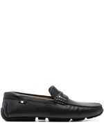Bally mocassins en cuir sans lacets - Noir