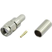 TRU COMPONENTS SMA-JC-RG58-1 1372236 SMA-Reverse-connector Stekker, recht 50 Ω 1 stuk(s) - thumbnail