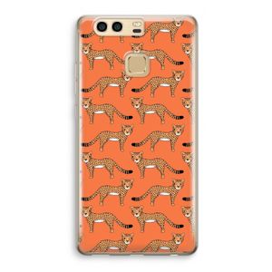 Cheetah: Huawei P9 Transparant Hoesje