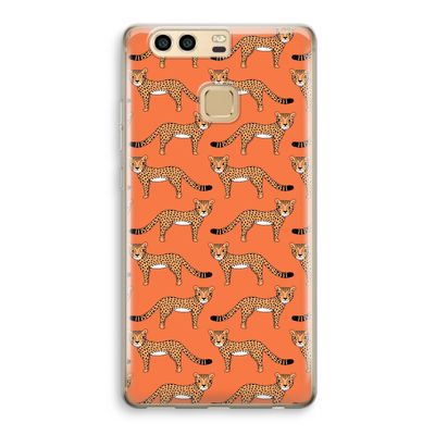 Cheetah: Huawei P9 Transparant Hoesje