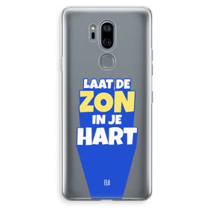 Laat de zon in je hart: LG G7 Thinq Transparant Hoesje