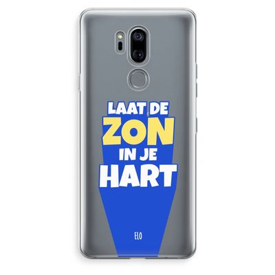 Laat de zon in je hart: LG G7 Thinq Transparant Hoesje