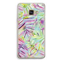 Tropical Palms Blue: Samsung Galaxy A3 (2016) Transparant Hoesje