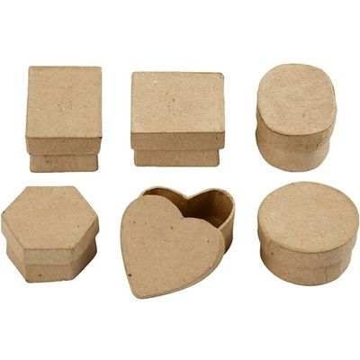 268003 Opbergdoos Karton Cappuccino opslagdoos