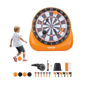 VEVOR Opblaasbaar voetbaldartbord met 4 kickballs en 6 darts, 200x140x200cm