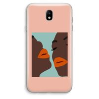 Orange lips: Samsung Galaxy J7 (2017) Transparant Hoesje