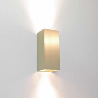Artdelight Wandlamp Dante 2 lichts 15,5 x 6,5 cm mat goud - thumbnail