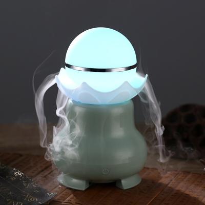 4W USB lading nacht verlichte parel ultrasone aromatherapie luchtbevochtiger met kleurrijk licht geleid voor huis / kantoor Water waterreservoir: 95m