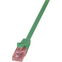 LogiLink CQ2035U RJ45 Netwerkkabel, patchkabel CAT 6 U/UTP 1.00 m Groen Vlambestendig, Snagless 1 stuk(s) - thumbnail