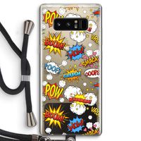 Pow Smack: Samsung Galaxy Note 8 Transparant Hoesje met koord