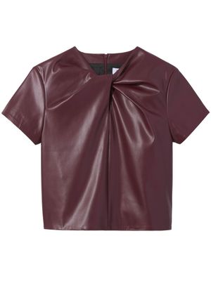 Proenza Schouler White Label haut à détail torsadé - Violet