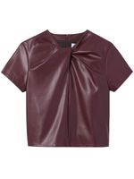 Proenza Schouler White Label haut à détail torsadé - Violet