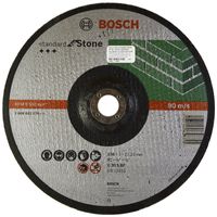 Bosch Accessoires Doorslijpschijf gebogen Standard for Stone C 30 S BF, 230 mm, 22,23 mm, 3,0 mm 1 stuks - 2608603176