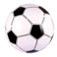 Voetbal/strandbal opblaasbaar - 41 cm - buiten/strand speelgoed Voetbal/strandbal opblaasbaar - 41 cm - buiten/strand speelgoed