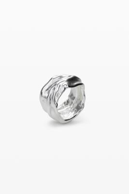 Ring golven zilverbad Zalio - BLACK - 14