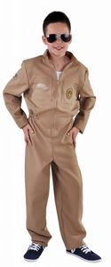 Jet Fighter Straaljager pak kind camel