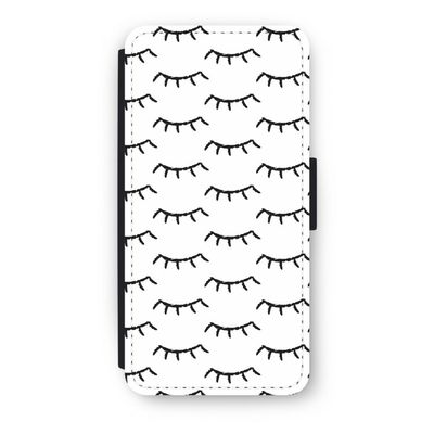 Wimpers: iPhone 8 Flip Hoesje