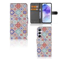 Samsung Galaxy A55 | Bookcase | Tiles Color Samsung Galaxy A55 | Bookcase | Tiles Color