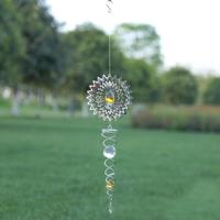 Opvouwbare metalen platen ijzeren draad wind chimes huis Tuin Decoratie (W012)