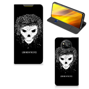 Mobiel BookCase Xiaomi Poco X3 Pro | Poco X3 Skull Hair