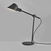 Tafellamp zwart &apos;Stay&apos; long led lamp met USB modern 68 cm DFTP
