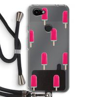Waterijsje: Pixel 3a Transparant Hoesje met koord