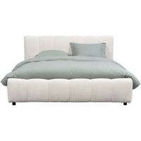 Leen Bakker - Bed Maudy - Ecru - 140x200 Cm - Stof - Beige - 212x147x120 Cm