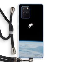 Alone in Space: Samsung Galaxy Note 10 Lite Transparant Hoesje met koord
