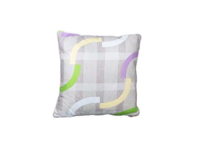 Sierkussen met paspel ca. 50x50 cm Tess purple Madison - Madison