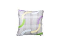 Sierkussen met paspel ca. 50x50 cm Tess purple Madison - Madison