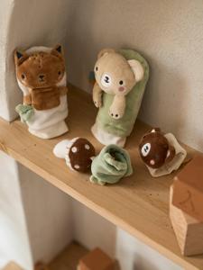 Hand en voet rammelaar GREEN FOREST bruin