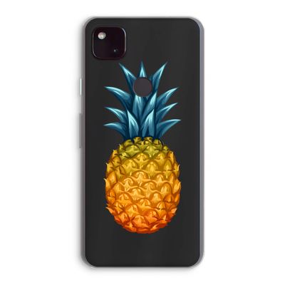 Grote ananas: Google Pixel 4a 5G Transparant Hoesje
