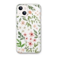 Botanical sweet flower heaven: iPhone 13 mini Transparant Hoesje