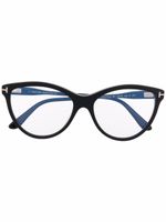 TOM FORD Eyewear lunettes de vue à monture papillon - Noir