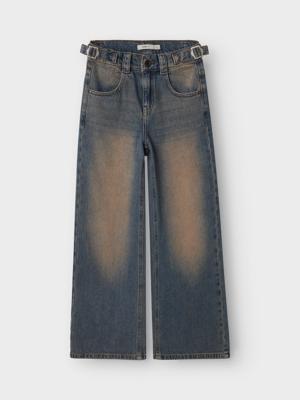 Name it winter jeans broek meisjes - donker blauw - NkfBella - skater fit