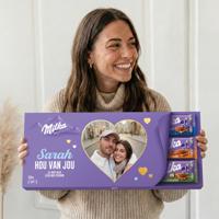 Mega Milka reep met naam en foto bedrukken - 12 repen