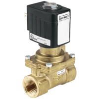 Bürkert Membraanregelventiel 322518 6281 24 V G 1/4 Nominale breedte 10 mm Servogestuurd 1 stuk(s)