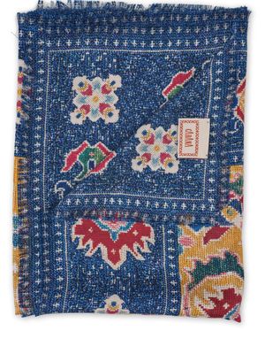 Cabana foulard Fiamma en soie - Bleu