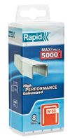 Rapid Nieten 8mm Type 53 Gegalvaniseerd, Kunststofbox 5000st Lengte 8mm